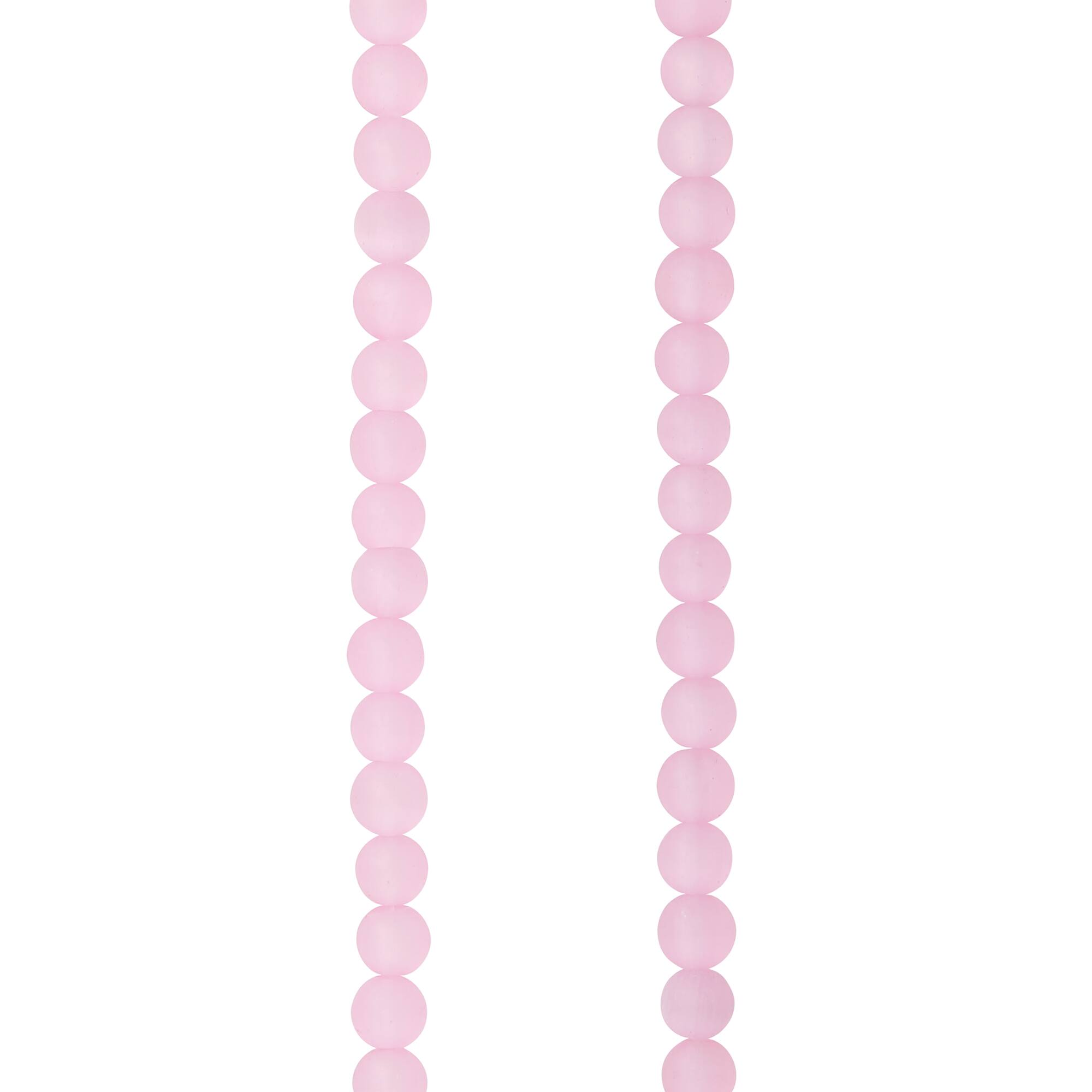 Pink Cat's Eye Round Glass Beads, 4mm by Bead Landing™